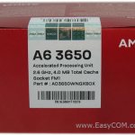 Обзор процессора AMD APU A6-3650
