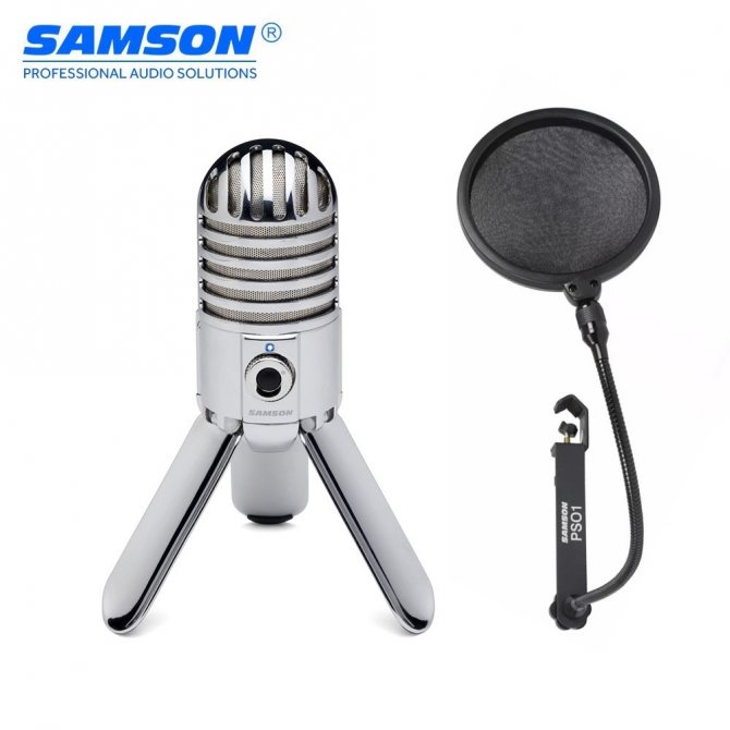 Профессиональный Samson Meteor Mic USB кардиоидный Студийный микрофон с 3 откидывающимися ногами игровой микрофон потоковая Запись микрофон