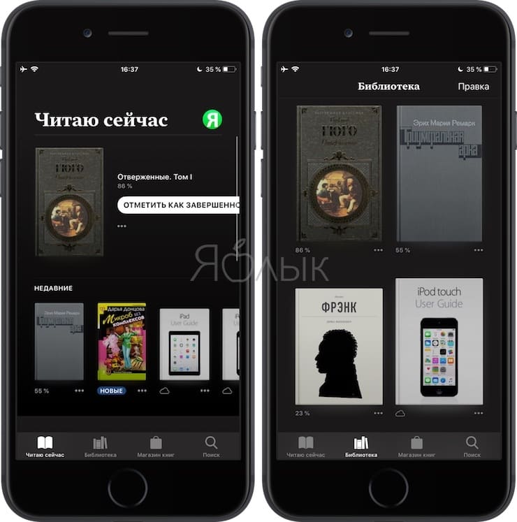 Apple Книги (iBooks) – лучшая читалка книг в формате ePub для iPhone и iPad