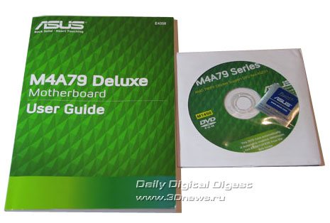 ASUS M4A79 Deluxe комплектация 1