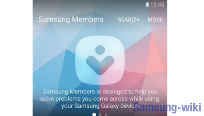 members samsung что это