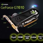 nvidia geforce gt 610 характеристики отзывы