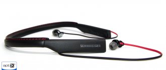 Обзор Sennheiser Momentum In-Ear Wireless Black (M2 IEBT) вид сбоку