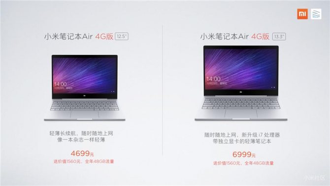 Xiaomi Mi Notebook Air 4G с модулем LTE представлен официально – фото 4